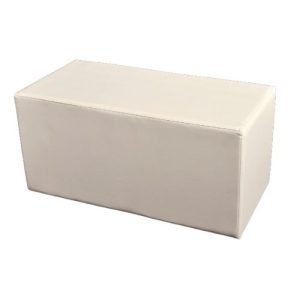 Pouff rettangolare in vinpelle 1520